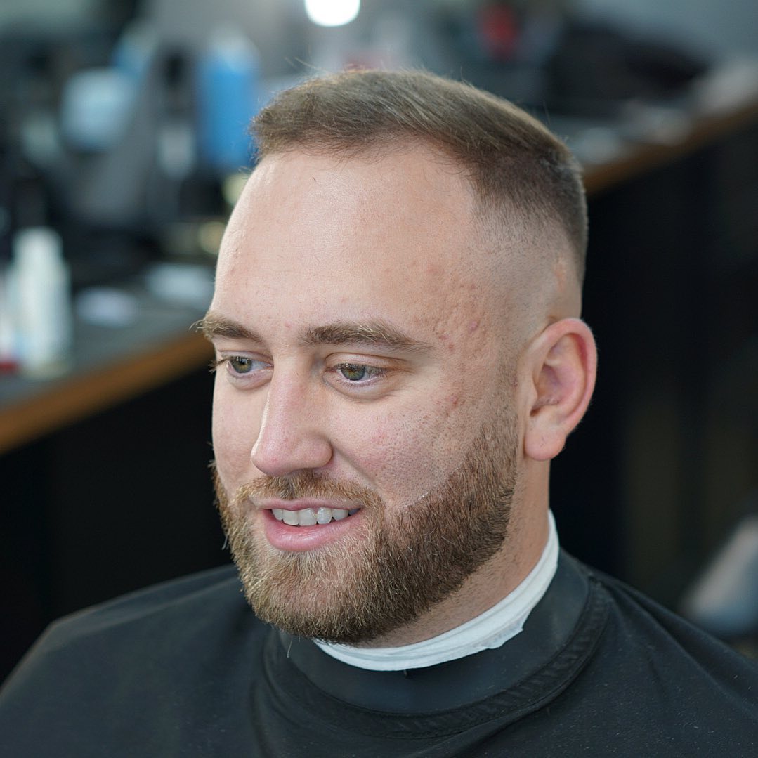 High fade with beard – Blending Inc